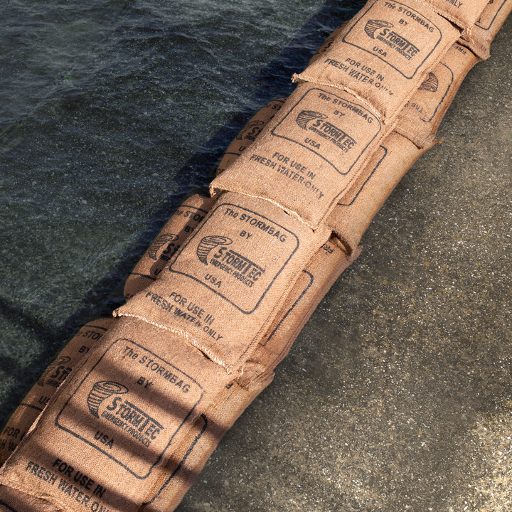 StormBag sandless sandbag product box - best sandless sandbags for flood protection 2026