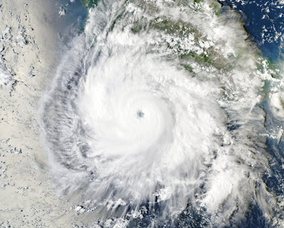 Hurricane Polo off Mexico on September 23, 2026, captured by MODIS on NASA's Aqua satellite