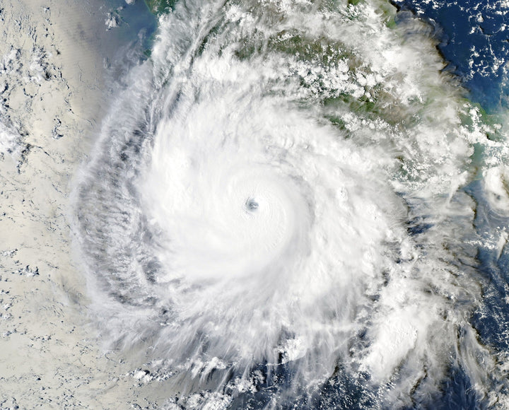 Hurricane Polo off Mexico on September 23, 2026, captured by MODIS on NASA's Aqua satellite