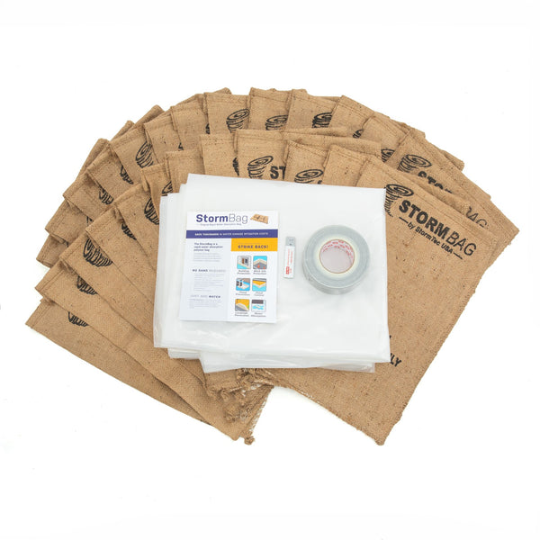 Garage Door Kit | Double-Wide — StormBag sandless sandbag flood protection