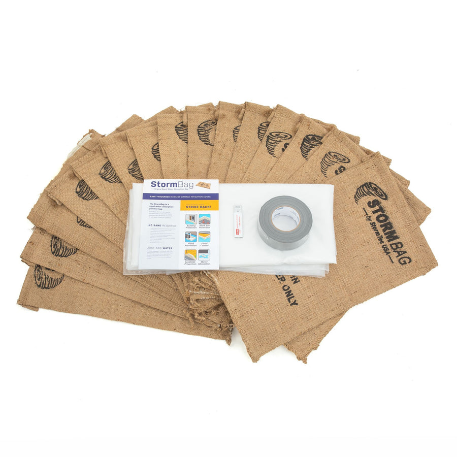 Garage Door Kit | Single-Wide — StormBag sandless sandbag flood protection