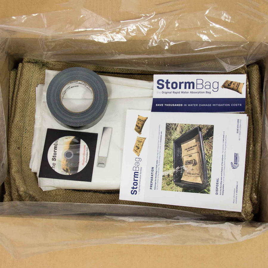 Garage Door Kit | Single-Wide — StormBag sandless sandbag flood protection